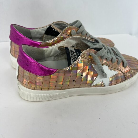 Golden Goose May sneakers. Disco iridescent gold. Size 39. - Picture 4 of 13